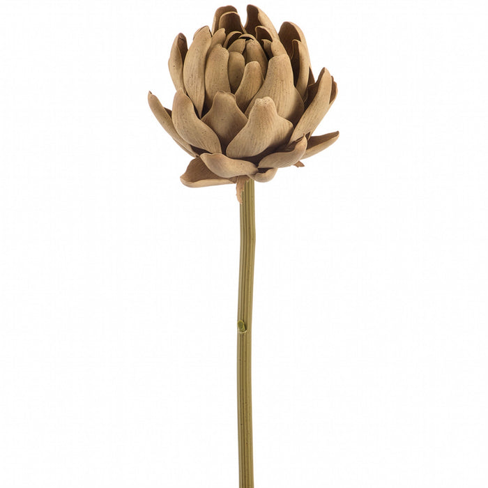24" Protea Artificial Flower Stem -Brown (Pack of 8) - FSP386-BR