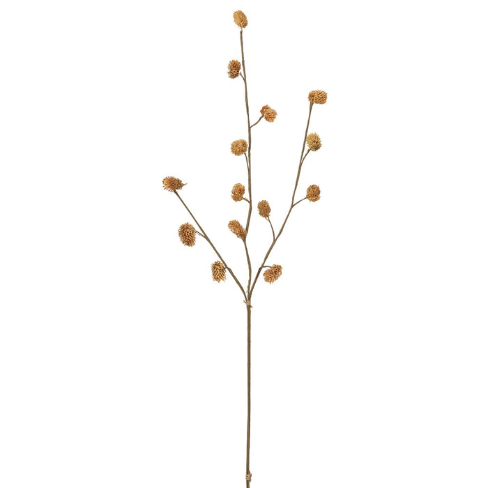 28" Artificial Osmanthus Pod Flower Stem Bundle -Mustard/Brown (pack of 12) - FSP400-MD/BR