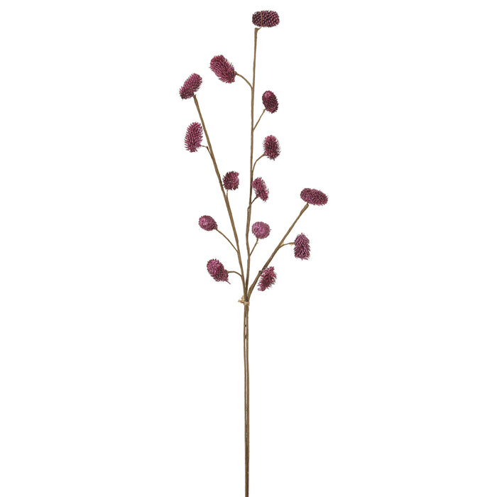 28" Artificial Osmanthus Pod Flower Stem Bundle -Purple (pack of 12) - FSP400-PU