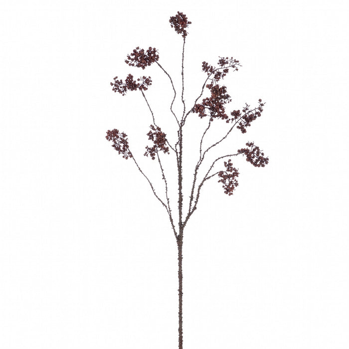 40.5" Pod Artificial Flower Stem -Brown (Pack of 12) - FSP431-BR