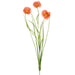 27" Meadow Poppy Silk Flower Stem -Coral (Pack of 12) - FSP463-CO