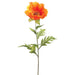 28" Poppy Silk Flower Stem -Orange (pack of 12) - FSP484-OR