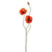 29" Poppy Silk Flower Stem -Orange (Pack of 12) - FSP539-OR