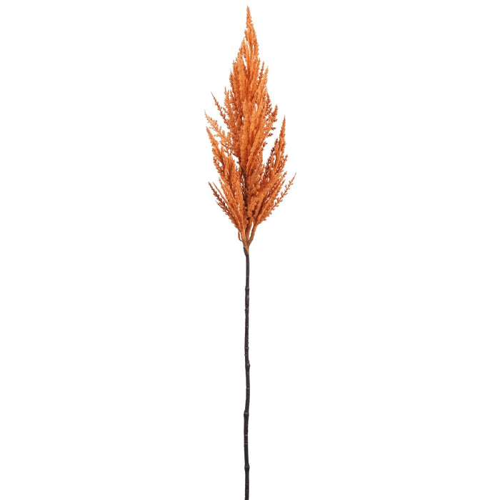 32" Artificial Pampas Grass Stem -Orange (Pack of 12) - FSP552-OR