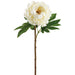 26" Real Touch Peony Faux Flower Stem -White (Pack of 12) - FSP630-WH