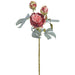 24" Dried-Look Large Peony Silk Flower Stem -Burgundy/Pink (Pack of 12) - FSP691-BU/PK
