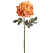 22" Peony Silk Flower Stem -Rust (pack of 12) - FSP744-RU