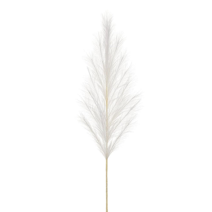 50" Artificial Pampas Grass Stem, Battery LED Pre-Lit -Cream (Pack of 12) - FSP785-CR