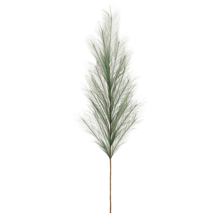50" Artificial Pampas Grass Stem, Battery LED Pre-Lit -Green (Pack of 12) - FSP785-GR