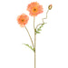 33" Silk Poppy Flower Stem -Peach (pack of 12) - FSP787-PE