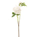 25" Peony Silk Flower Stem -White (Pack of 12) - FSP797-WH