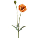 28" Silk Poppy Flower Stem -Orange (Pack of 12) - FSP830-OR