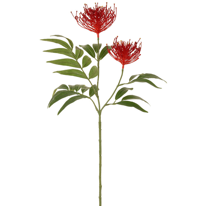 29" Protea Artificial Flower Stem -Red (pack of 12) - FSP835-RE