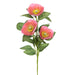 12" Silk Poppy Flower Stem -Pink (pack of 12) - FSP905-PK