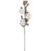38" Pompon Artificial Flower Stem -Cream (Pack of 12) - FSP938-CR