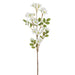 28" Quince Blossom Silk Flower Stem -White (Pack of 12) - FSQ002-WH