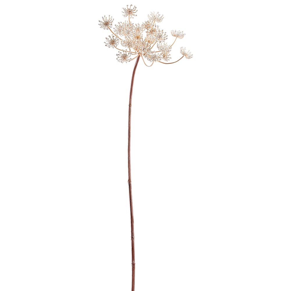 29" Queen Anne's Lace Artificial Flower Stem -Cream (pack of 12) - FSQ681-CR