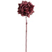 25.5" Real Touch Rose Silk Flower Stem -Burgundy (Pack of 12) - FSR011-BU