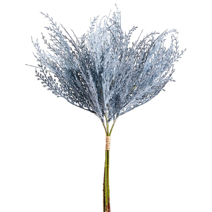 16.5" Artificial Reed Grass Stem Bundle -Blue (pack of 24) - FSR014-BL