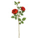 29" Silk Cabbage Rose Flower Spray -Red (pack of 12) - FSR038-RE