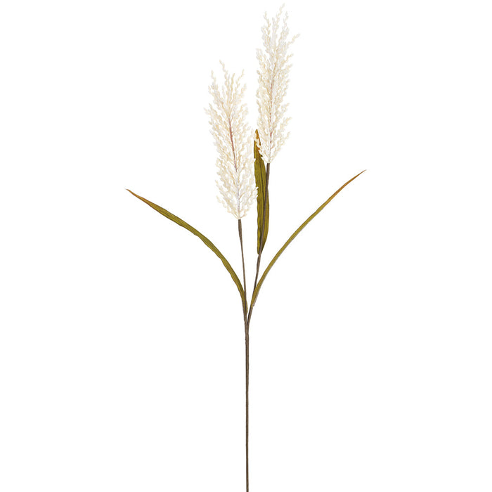 30" Artificial Plastic Rice Stem -Cream (pack of 12) - FSR050-CR