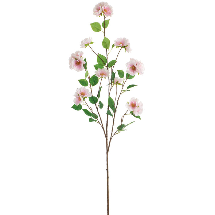 51" Wild Rose Silk Flower Stem -Pink (Pack of 12) - FSR056-PK