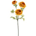 25" Silk Ranunculus Flower Stem -Mustard (pack of 12) - FSR160-MD