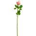 19" Silk Rose Bud Flower Stem -Pink (pack of 12) - FSR212-PK