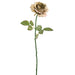 22.25" Silk Rose Flower Stem -Green (pack of 12) - FSR219-GR