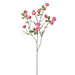 34" Mini Rose Silk Flower Stem -Pink (pack of 12) - FSR256-PK