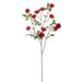 34" Mini Rose Silk Flower Stem -Red (pack of 12) - FSR256-RE