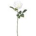 22" Garden Rose Silk Flower Stem -White (Pack of 12) - FSR257-WH