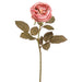 27.5" Silk English Rose Flower Spray -Mauve (pack of 12) - FSR258-MV