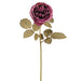 27.5" Silk English Rose Flower Spray -Violet (pack of 12) - FSR258-VI