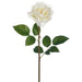 25.5" Real Touch Silk Rose Flower Stem -White (pack of 12) - FSR275-WH