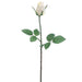 23.5" Silk Rose Bud Flower Spray -White (pack of 12) - FSR307-WH