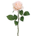 17.5" Silk Open Rose Bud Flower Spray -Pastel Apricot (pack of 12) - FSR310-AP/PS