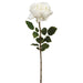 26" Silk English Rose Flower Spray -White (pack of 12) - FSR333-WH