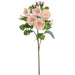 29.5" Rose Silk Flower Stem -Pink/Cream (Pack of 12) - FSR355-PK/CR