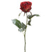 22" Silk Large Rose Bud Flower Spray -Burgundy (pack of 12) - FSR385-BU