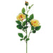 29" Silk Garden Rose Flower Spray -Yellow (pack of 12) - FSR416-YE