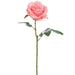 24.4" Rose Silk Flower Stem -Coral (Pack of 12) - FSR429-CO