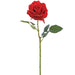 24.4" Rose Silk Flower Stem -Red (Pack of 12) - FSR429-RE