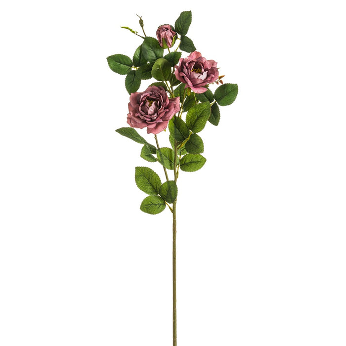 28" Silk Rose Flower Stem -Purple (pack of 12) - FSR522-PU