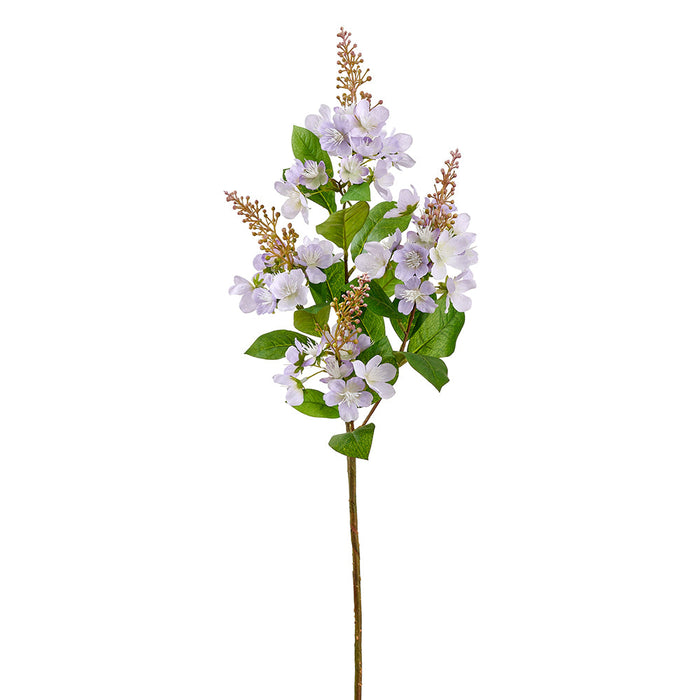 33" Rose Myrtle Silk Flower Stem -Lavender (Pack of 12) - FSR562-LV