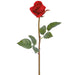 23" Real Touch Rose Bud Silk Flower Stem -Red (Pack of 12) - FSR611-RE