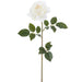 26" Real Touch Rose Silk Flower Stem -White (Pack of 12) - FSR637-WH