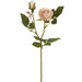 13.5" Rose Silk Flower Stem -Camel (pack of 12) - FSR691-CA