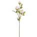 20" Dried-Look Rose Bud Silk Flower Stem -Cream (Pack of 12) - FSR695-CR