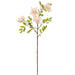 30.5" Silk Rose Myrtle Flower Stem -Cream/Pink (pack of 12) - FSR703-CR/PK